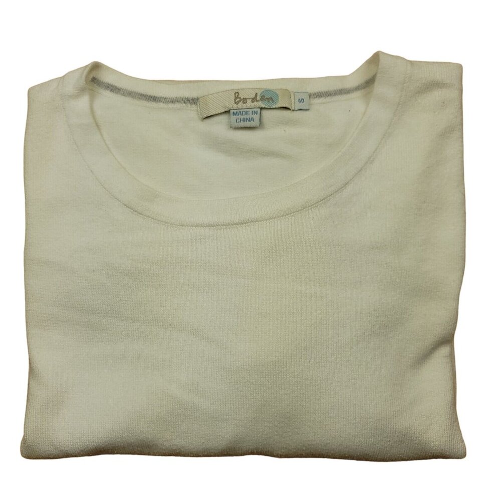 Boden Womens S Sweater Jasmine Pullover‎ Accent Button Sleeve Casual - Picture 12 of 14